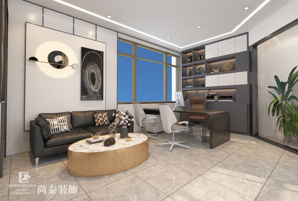廣州南陽(yáng)商業(yè)大廈120㎡機(jī)電設(shè)備辦公室裝修設(shè)計(jì)